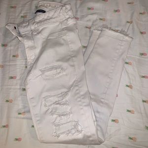 white skinny jeans